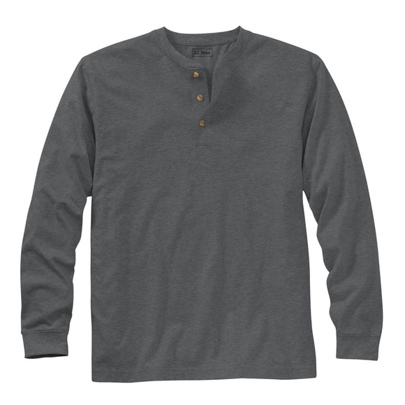 L.L. Bean Shirts Ll Bean Traditional Fit Henley Long Sleeve T Shirt